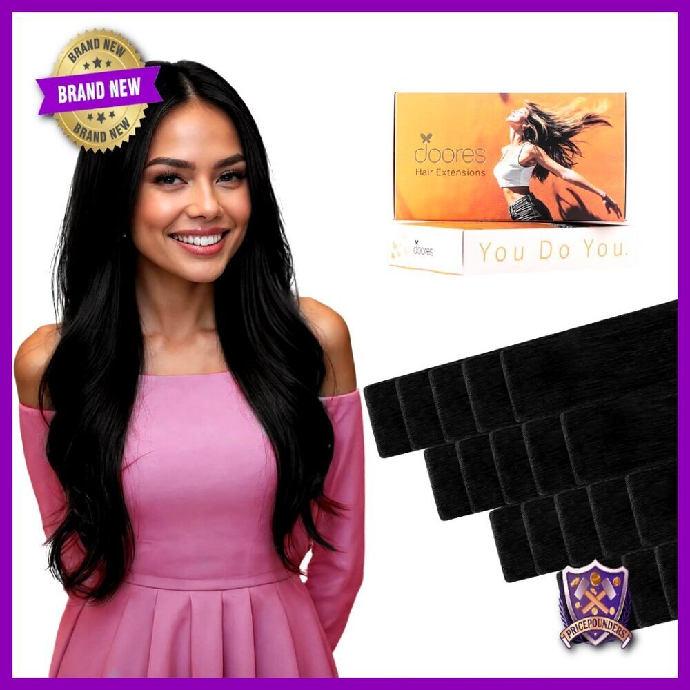 Human Hair Extensions Seamless Tape-In 18 Inch 50g 20pcs Invisible Edges